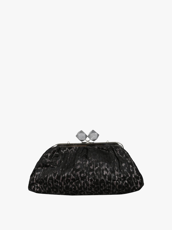 Borsa clutch animalier Solada — Argento - immagine 1