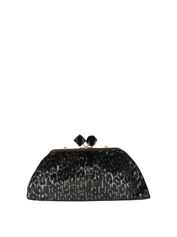 Borsa clutch animalier Solada — Multicolore - immagine 4