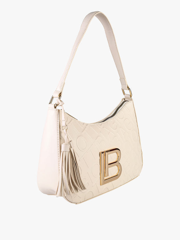 Borsa a mezzaluna con nappine Laura Biagiotti - immagine 2