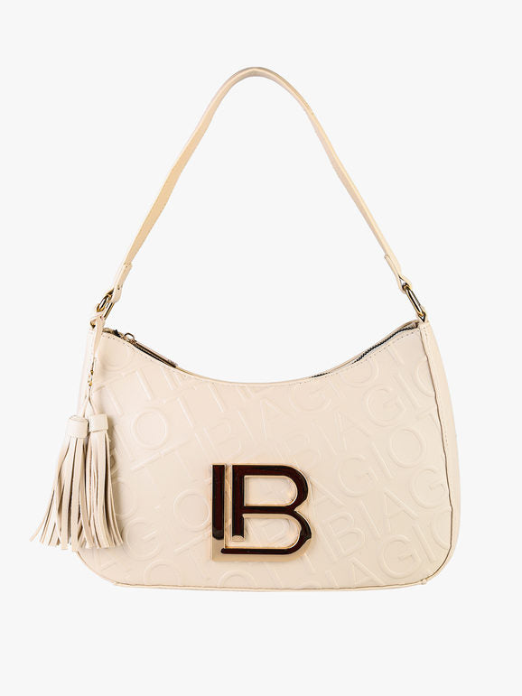Borsa a mezzaluna con nappine Laura Biagiotti - immagine 1