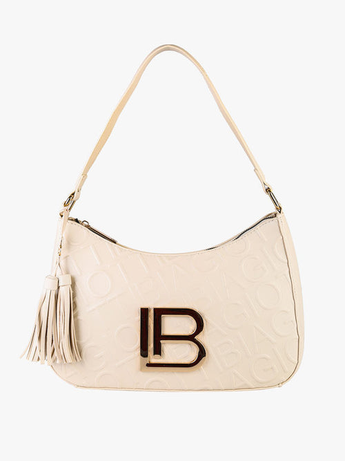 Borsa a mezzaluna con nappine Laura Biagiotti - immagine 1