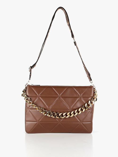Borsa a pochette con tracolla Solada