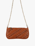 Borsa con intrecci Solada — Marrone - immagine 1