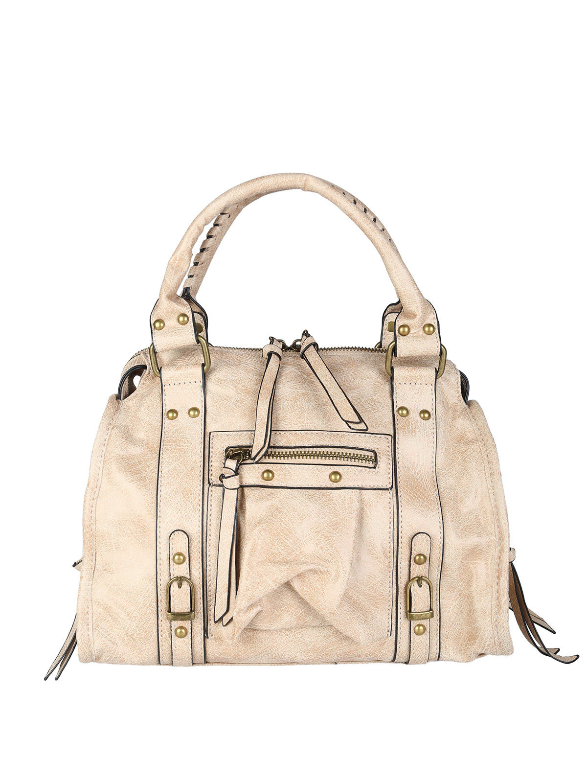 Borsa frame con doppi manici Solada — Khaki