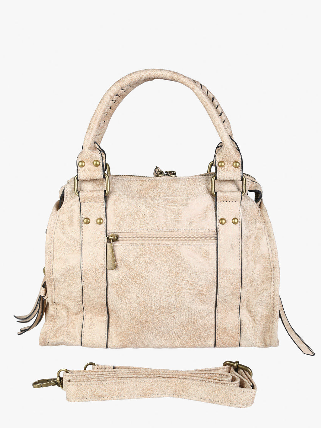 Borsa frame con doppi manici Solada — Khaki