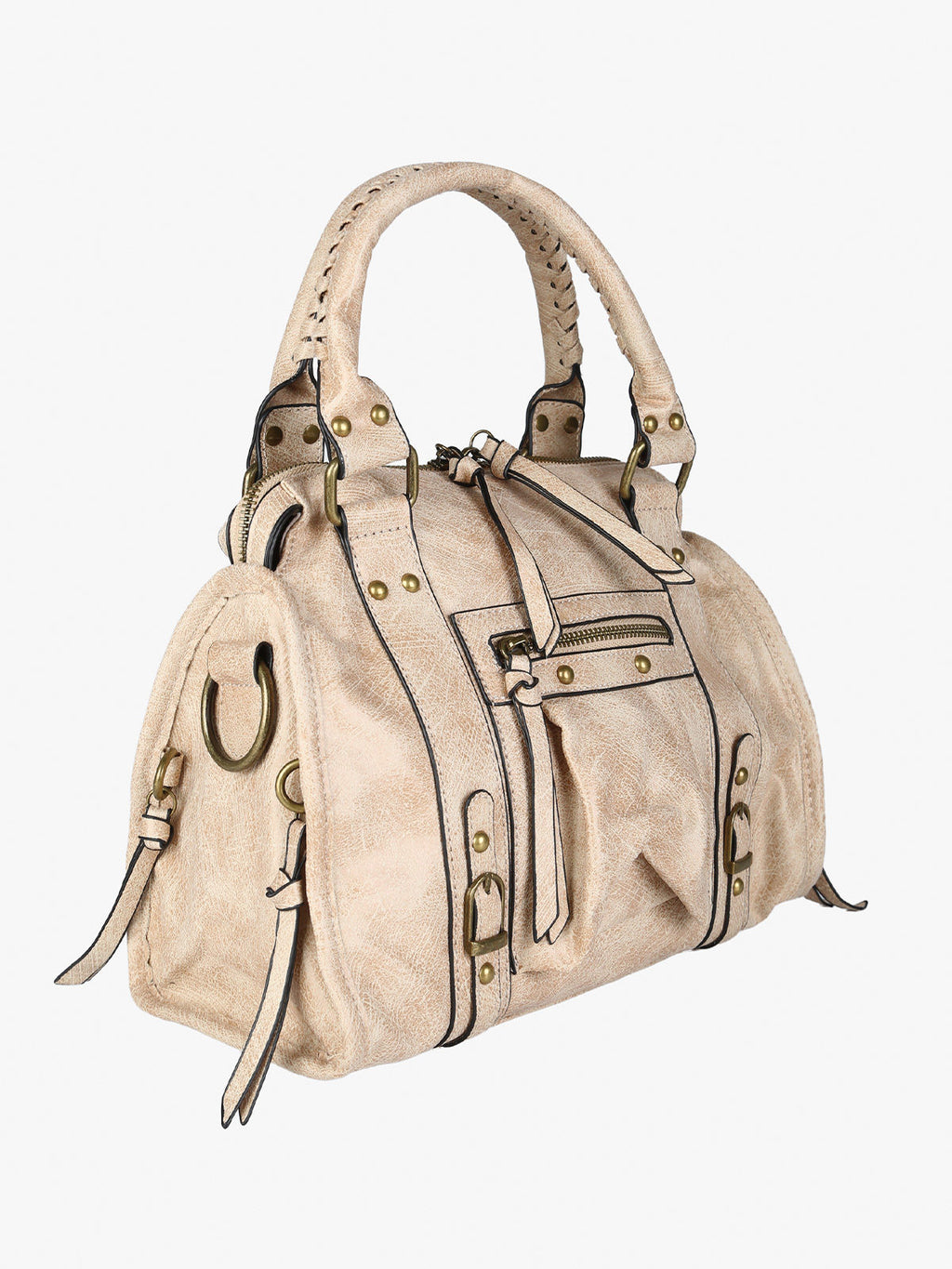 Borsa frame con doppi manici Solada — Khaki
