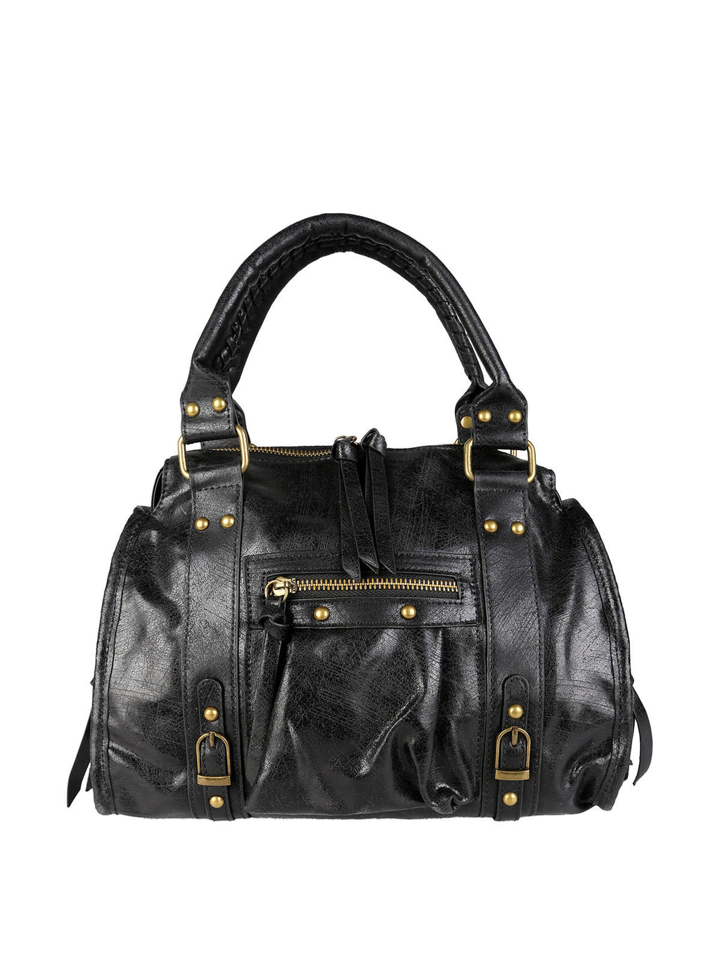 Borsa frame con doppi manici Solada — Nero