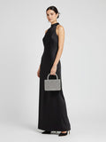 Borsa gioiello con strass - argento Solada