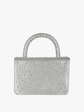 Borsa gioiello con strass - bianco Solada