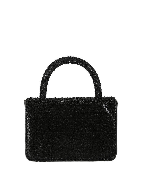 Borsa gioiello con strass - nero Solada