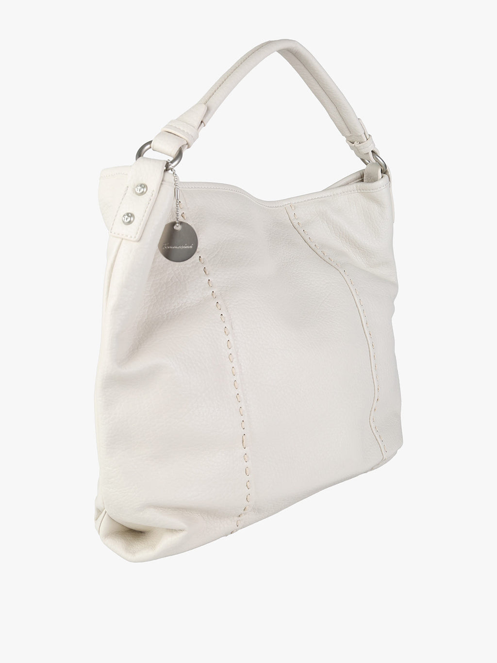 Borsa hobo in ecopelle Solada — Beige