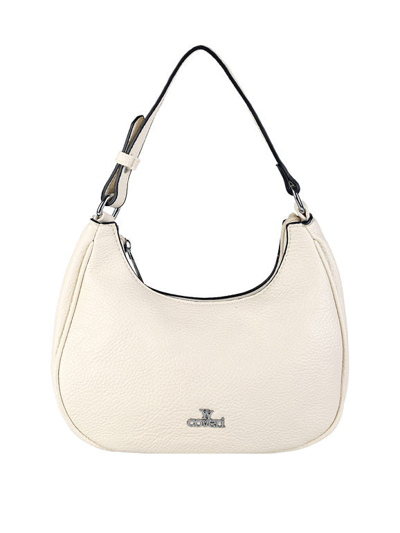 Borsa mini hobo in ecopelle You Young Coveri — Beige - immagine 4