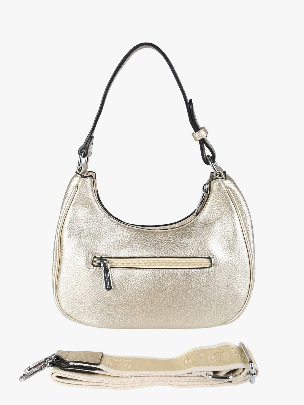 Borsa mini hobo in ecopelle You Young Coveri — Oro