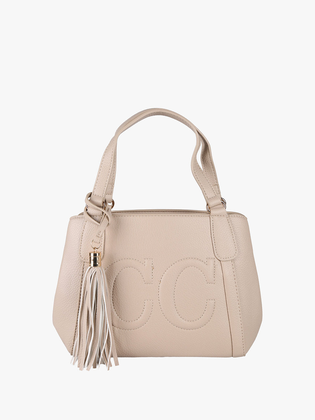 Borsa mini tote in ecopelle Charro — Khaki