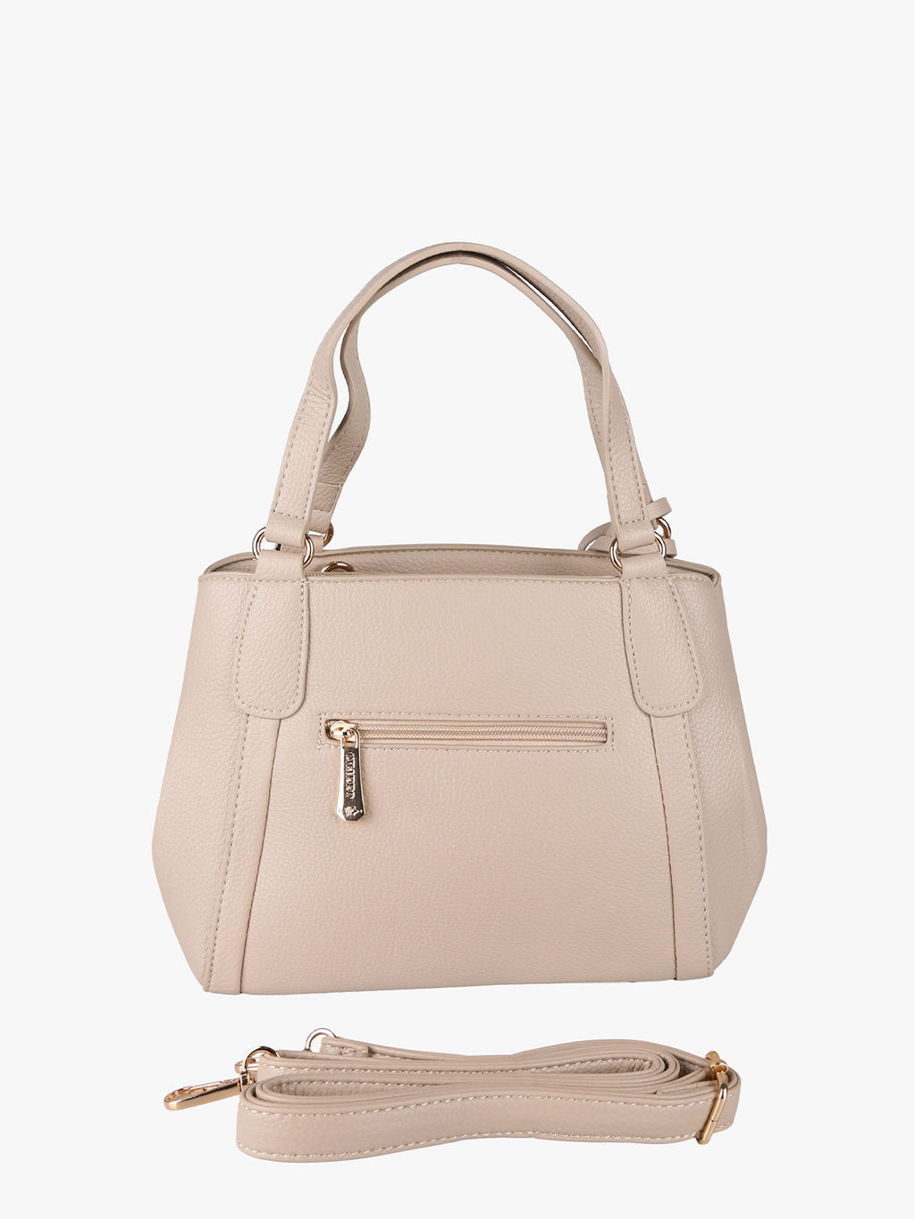 Borsa mini tote in ecopelle Charro — Khaki