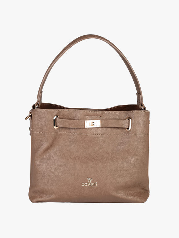 Borsa mini tote You Young Coveri — Taupe - immagine 1