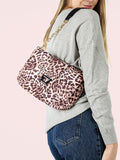 Borsa puffer trapuntata con manico a catena - multicolore Solada