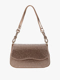 Borsa rigida con strass - oro Solada