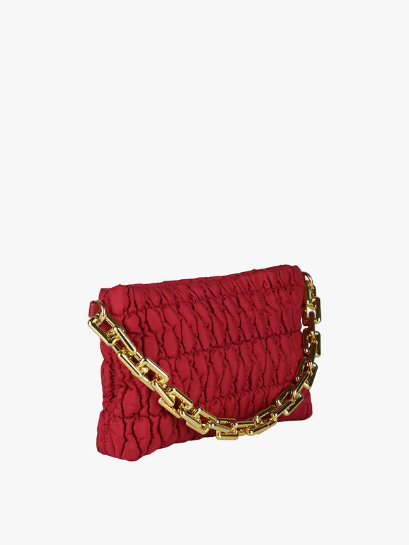 Borsa trapuntata con tracolla - rosso Solada