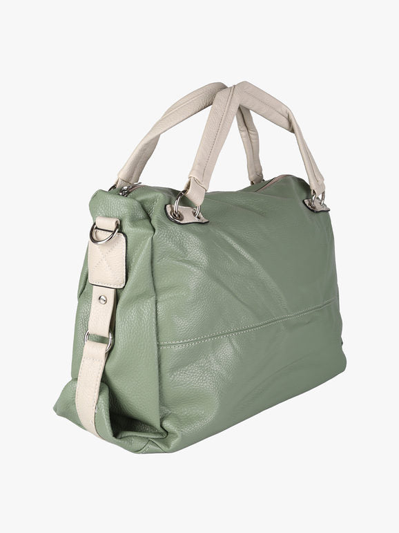 Borsa hobo con doppi manici Solada — Acqua marina - immagine 2
