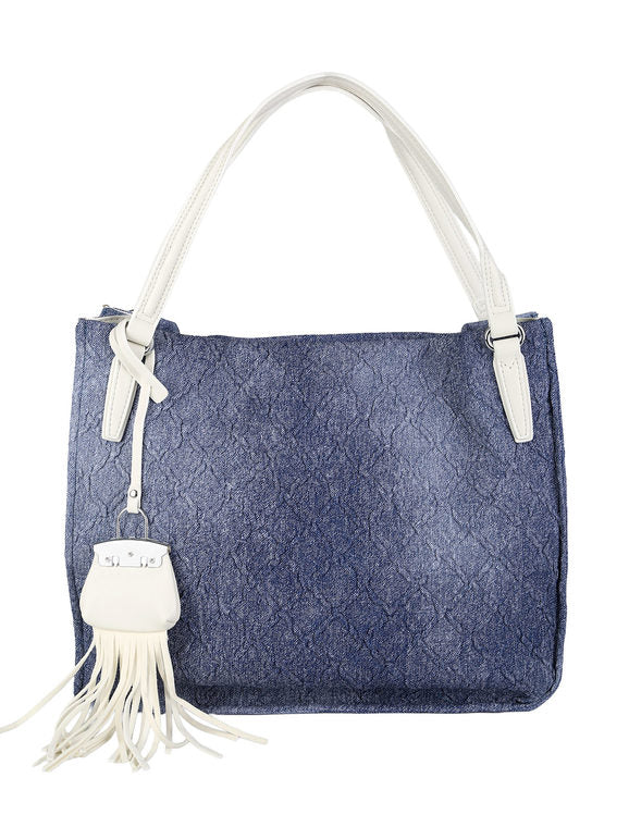 Borsa hobo con doppi manici Solada — Bianco - immagine 5