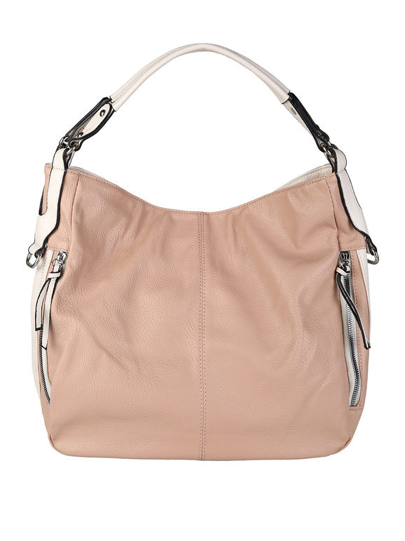Borsa hobo in ecopelle Solada — Rosa - immagine 5