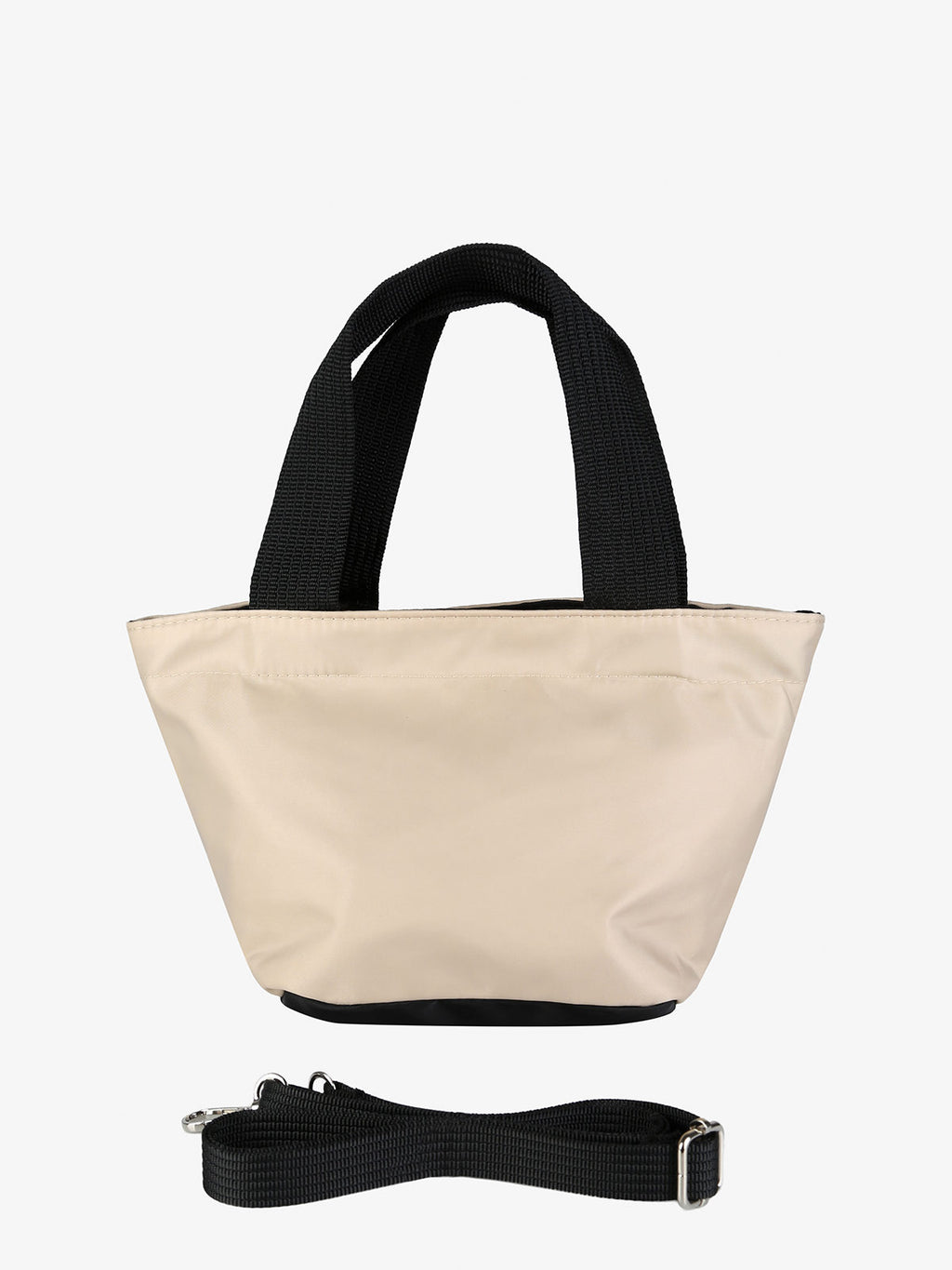 Borsa mini in nylon Solada — Beige