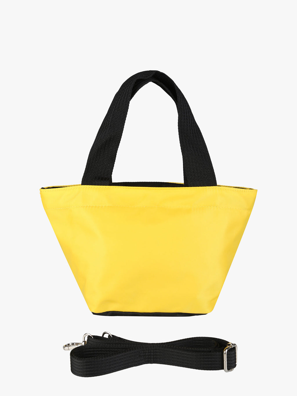 Borsa mini in nylon Solada — Giallo