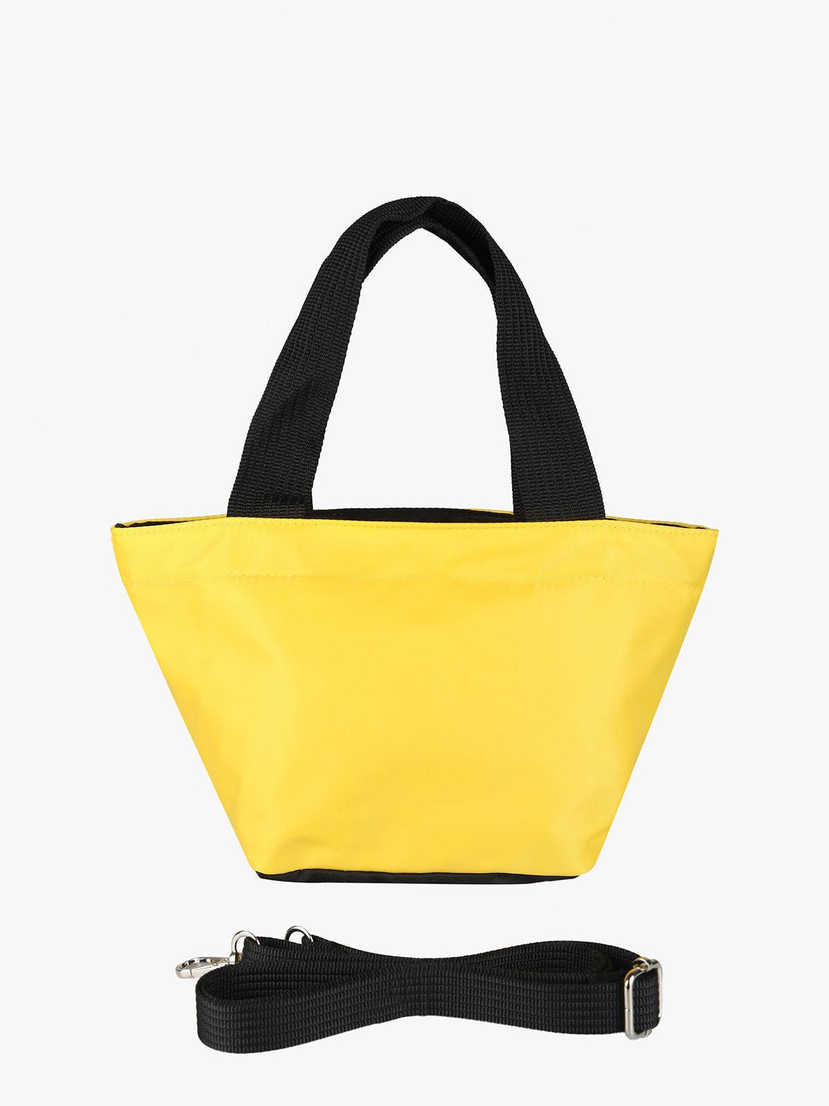 Borsa mini in nylon Solada — Giallo