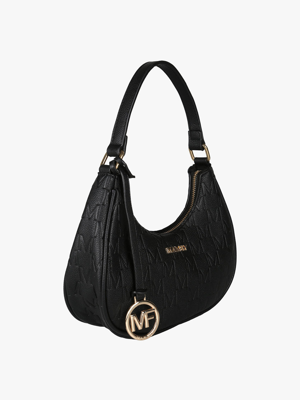 Borsa mini hobo Maxfly — Nero