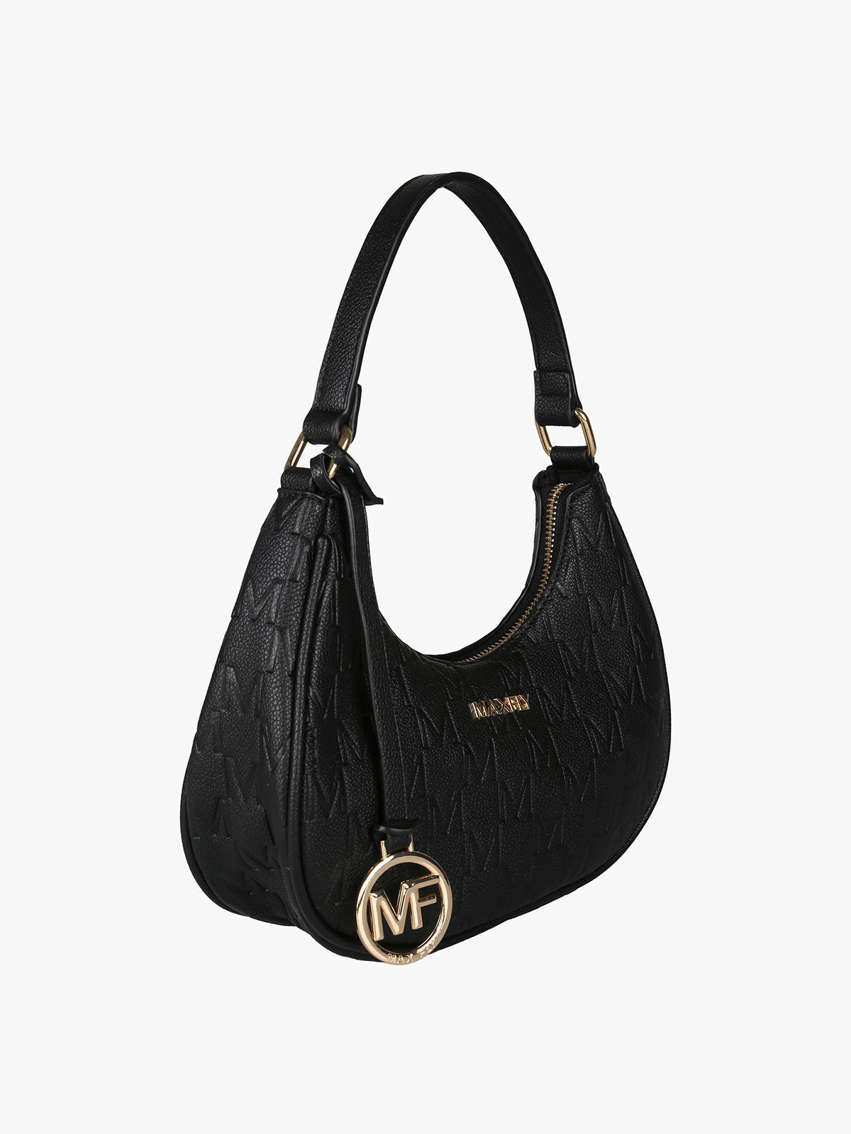 Borsa mini hobo Maxfly — Nero