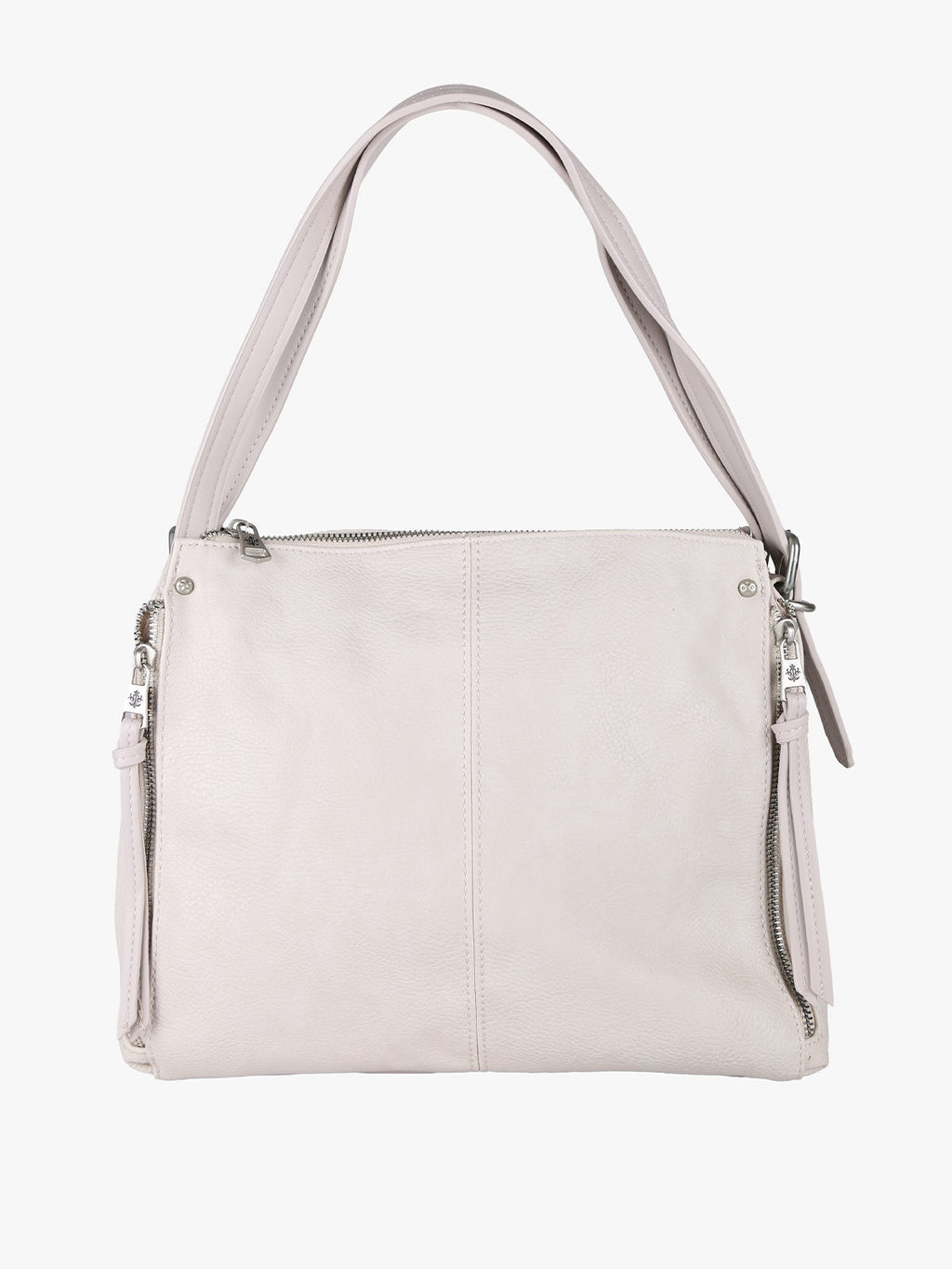Borsa tote con doppi manici Solada — Beige