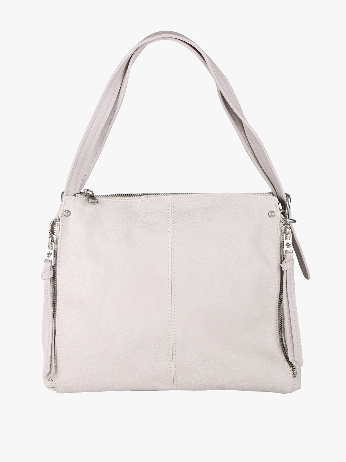Borsa tote con doppi manici Solada — Beige