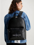 Monogram Soft Campus Bp40 Zaino unisex nero Calvin Klein