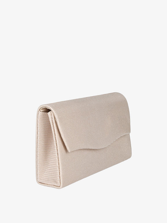 Pochette elegante con brillantini - champagne Solada