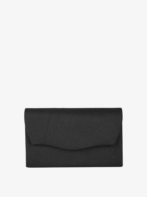 Pochette elegante con brillantini - nero Solada
