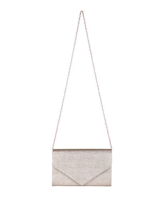 Pochette brillantinata - champagne Solada