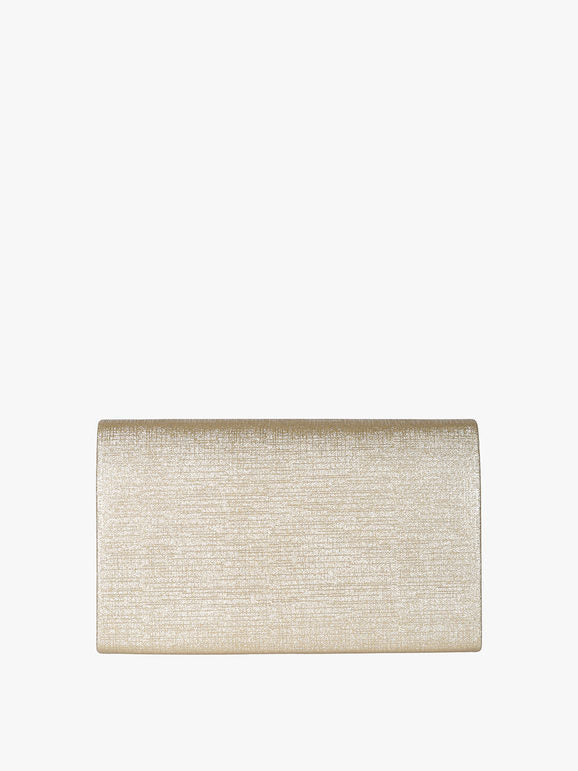 Pochette brillantinata - oro Solada