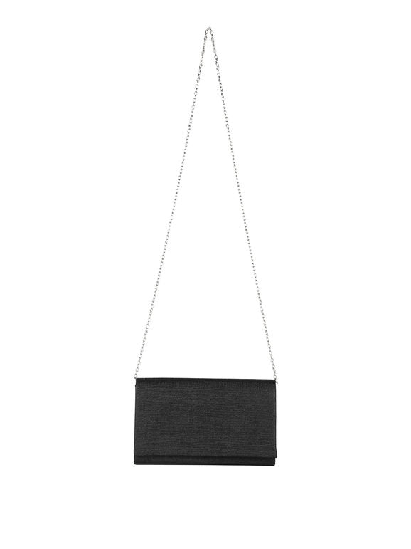 Pochette con lurex - nero Solada