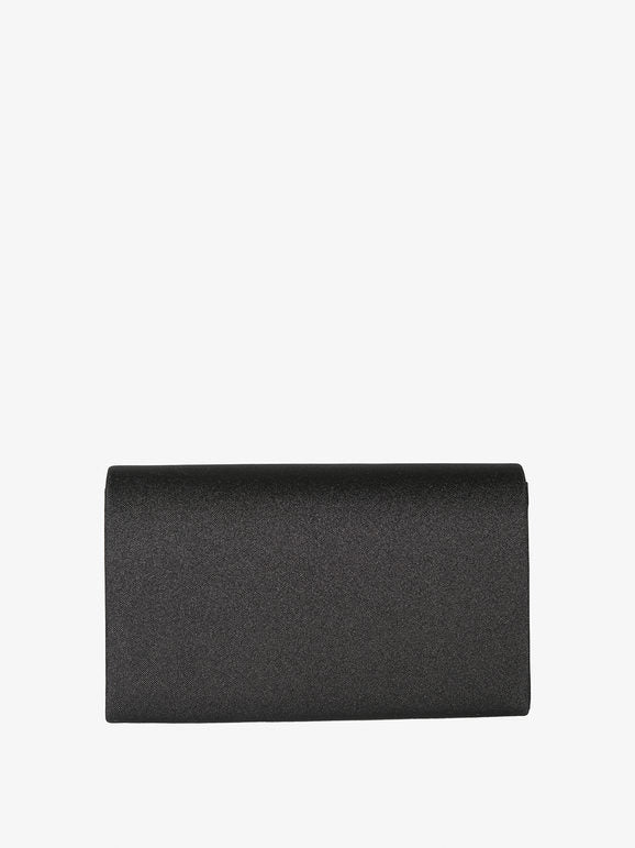 Pochette elegante brillantinata - nero Solada