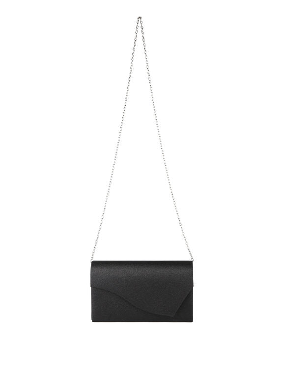 Pochette elegante brillantinata - nero Solada