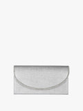 Pochette glitter con profilo di strass Solada Argento - immagine 1