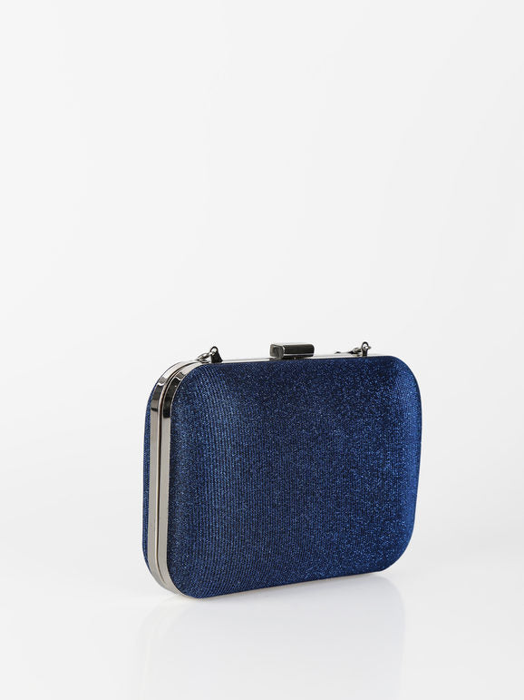 Pochette rigida brillantinata Solada