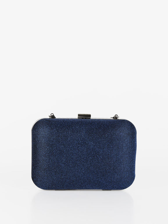 Pochette rigida brillantinata Solada
