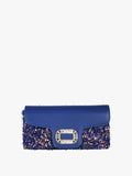 Pochette gioiello con paillettes - blu Solada