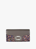 Pochette gioiello con paillettes - grigio scuro Solada