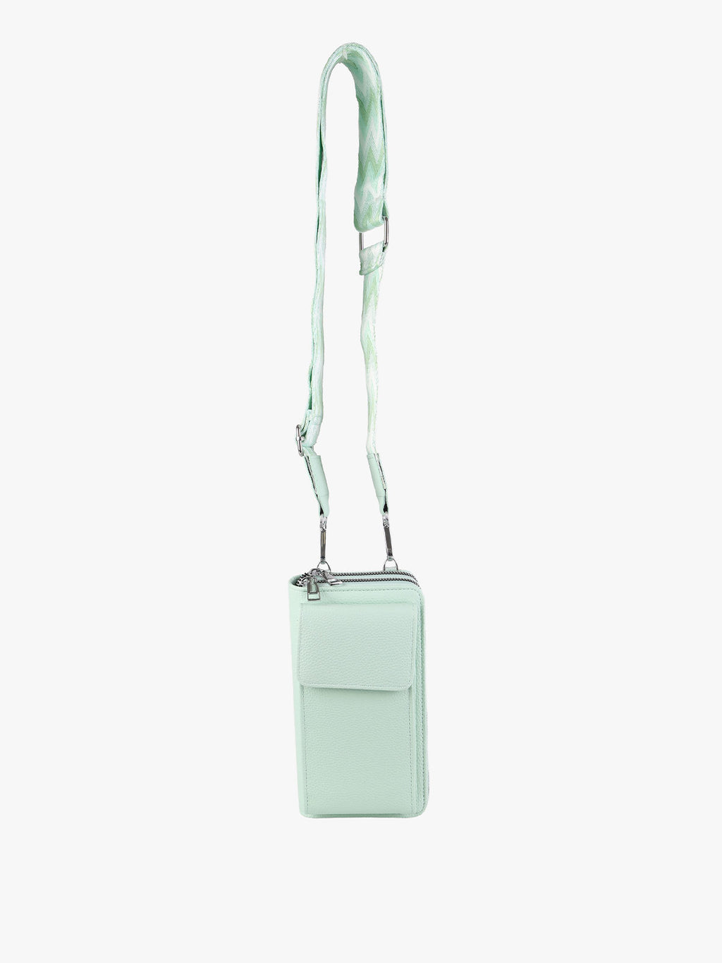 Tracolla portafoglio Solada verde menta, retro