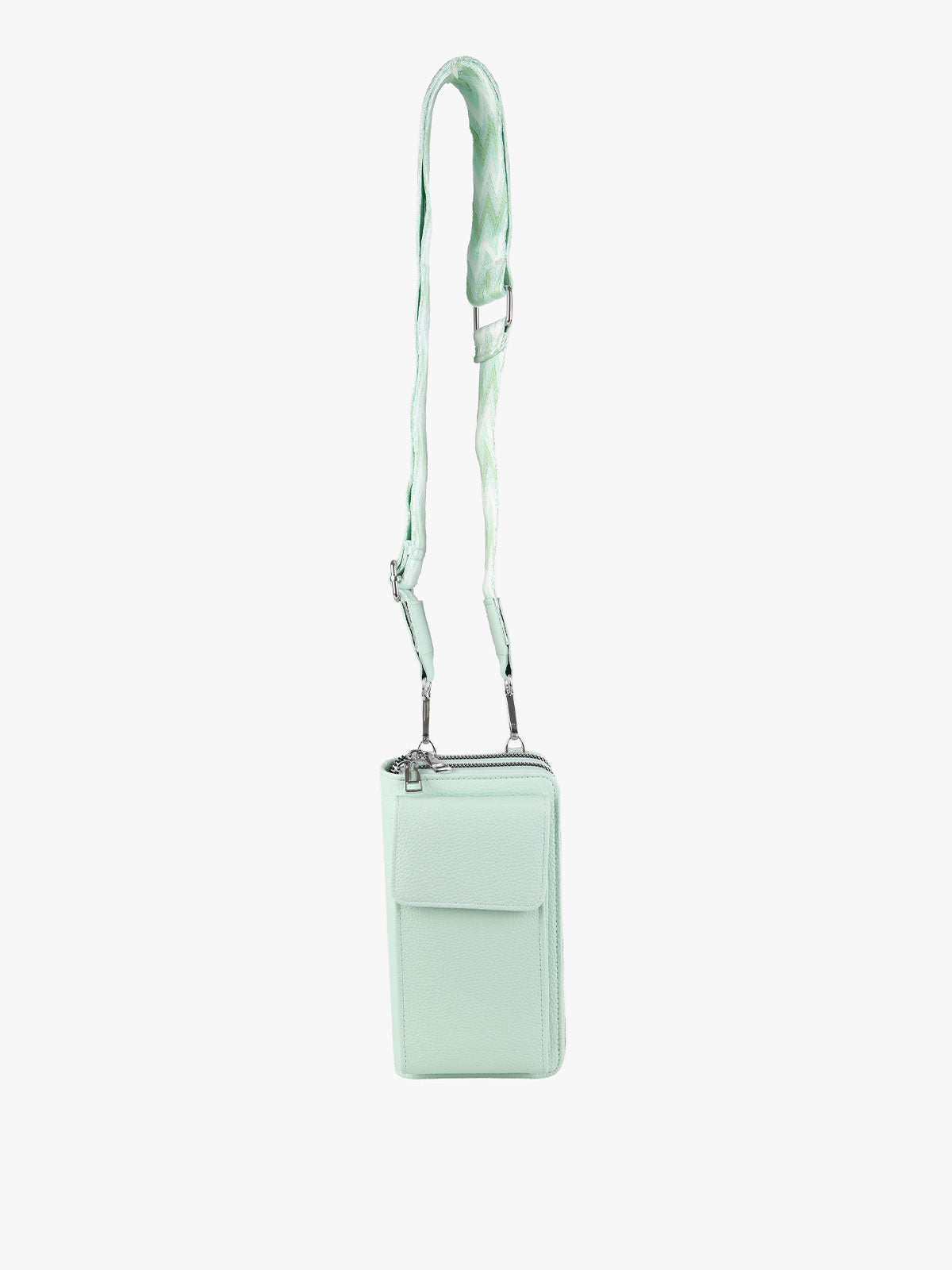 Tracolla portafoglio Solada verde menta, retro