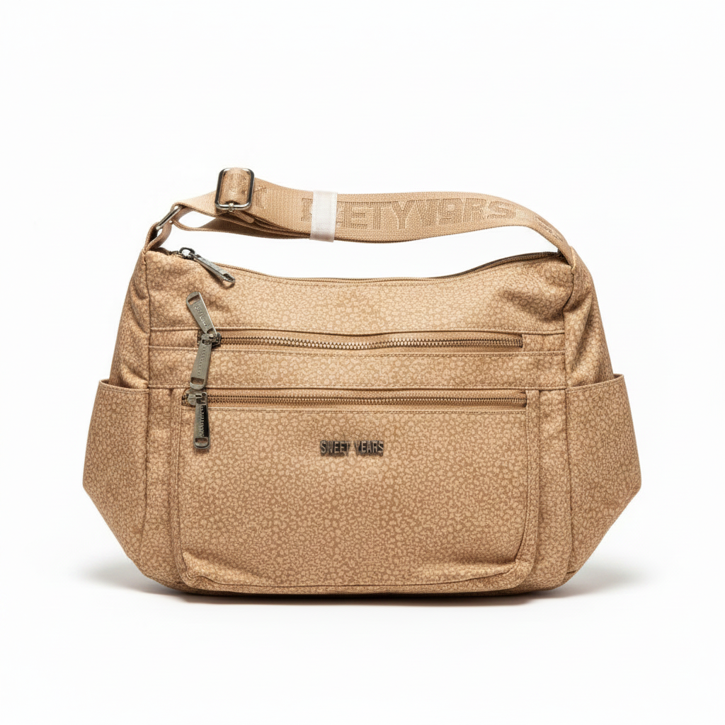 Tracolla Sweet Years beige fantasia, vista frontale
