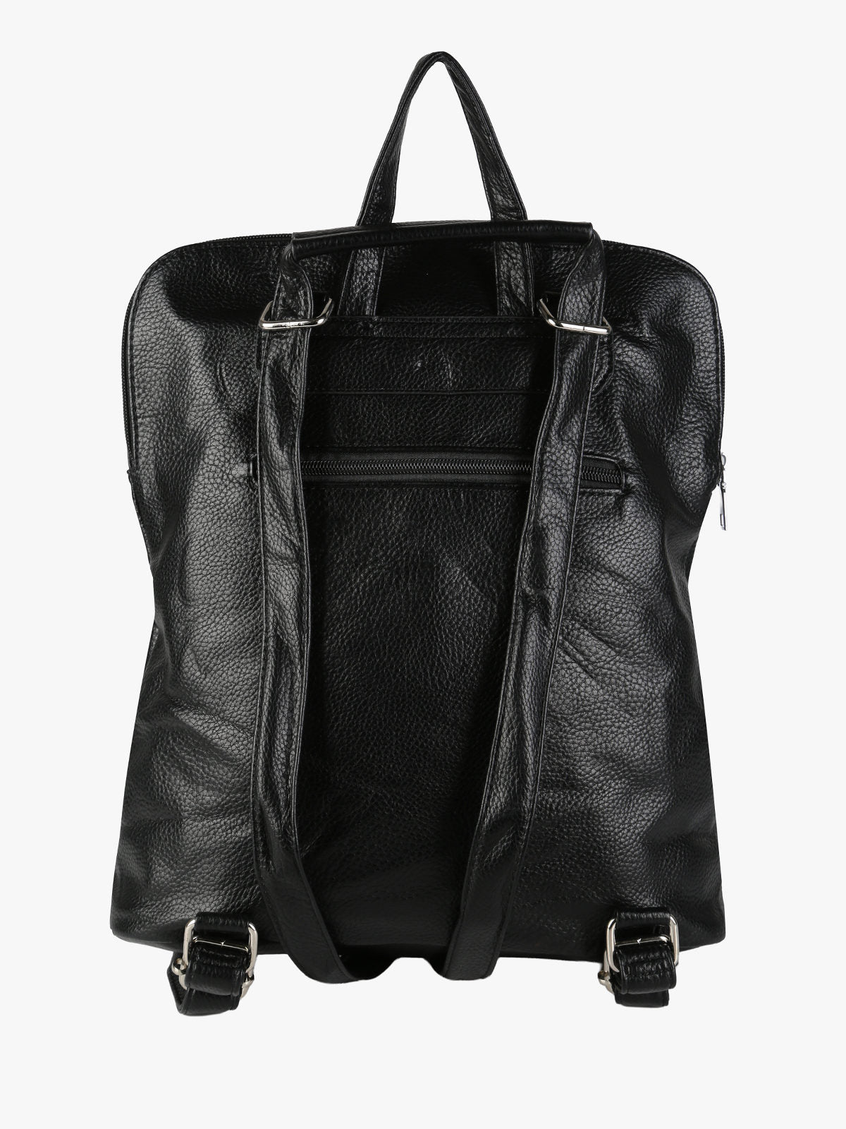 Zaino squadrato Solada nero, retro